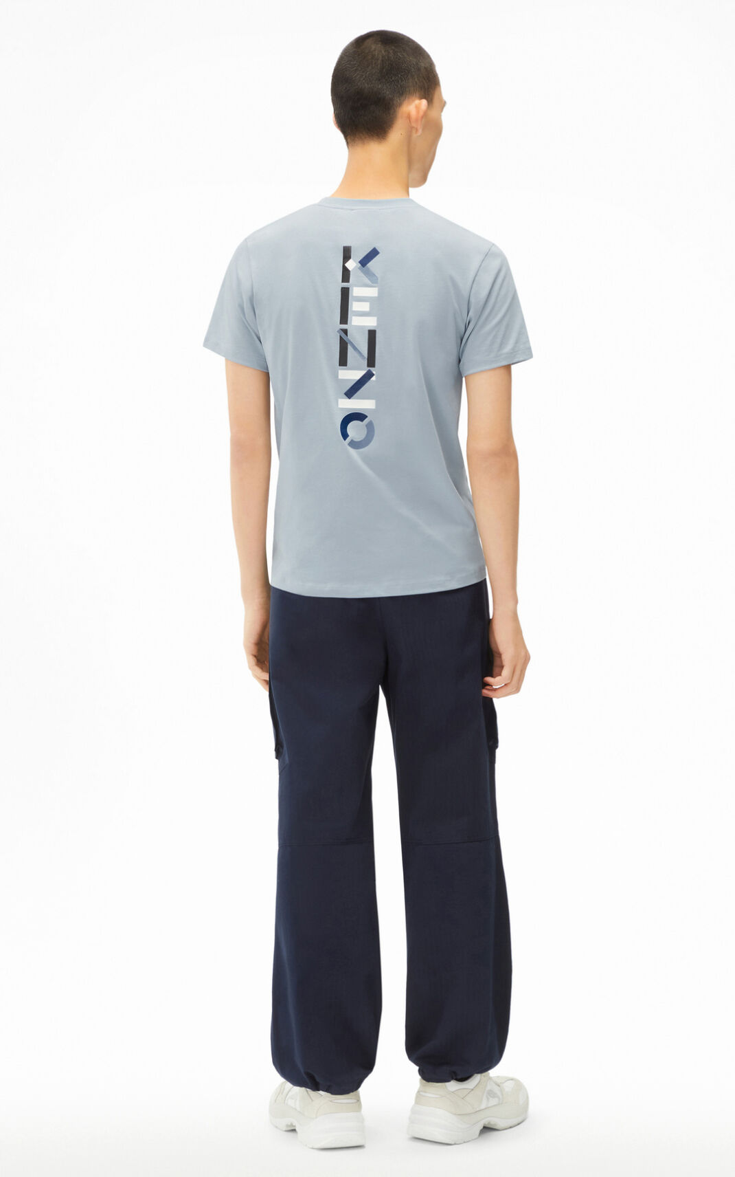 Kenzo Nueva Coleccion Camisetas Kenzo The Invierno Capsule Logo Multicolour Hombre Gris